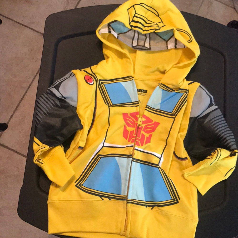 TRANSFORMERS YELLOW BUMBLEBEE Classic Mask Hoodie